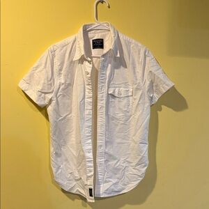 Abercrombie & Fitch Men's White Button up